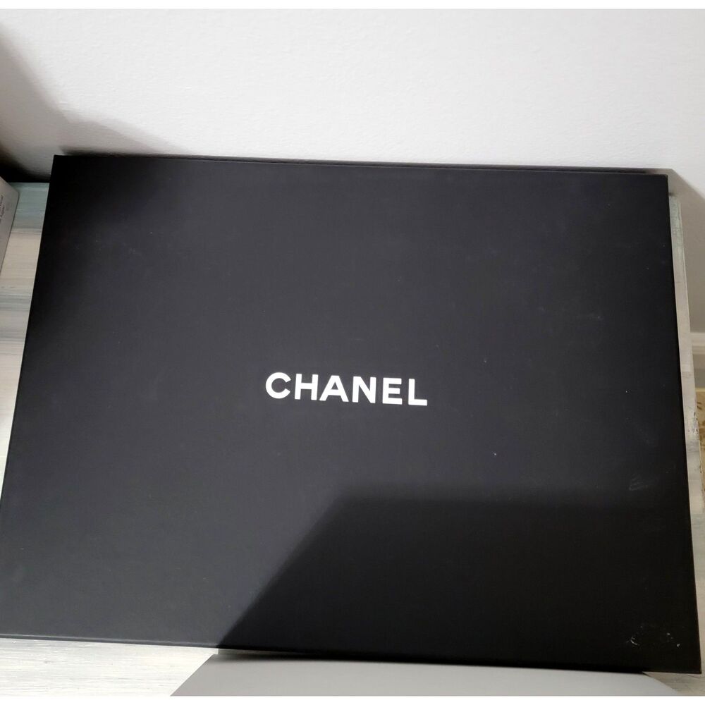 Chanel Large Storage Clothing Lingerie Clutch Portfolio Empty Box